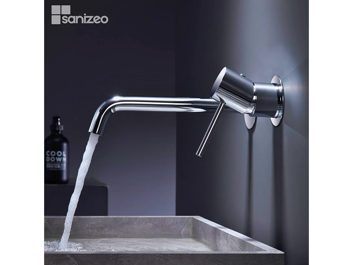 Robinet Mitigeur de Lavabo Encastré Anti-Calcaire Chrome IMEX MONZA GLM039