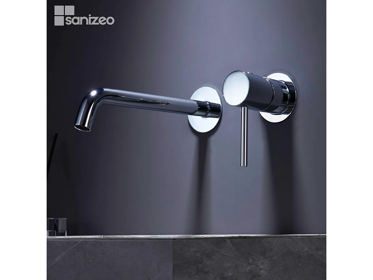 Robinet Mitigeur de Lavabo Encastré Anti-Calcaire Chrome IMEX MONZA GLM039