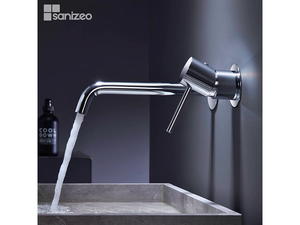 Robinet Mitigeur de Lavabo Encastré Anti-Calcaire Chrome IMEX MONZA GLM039