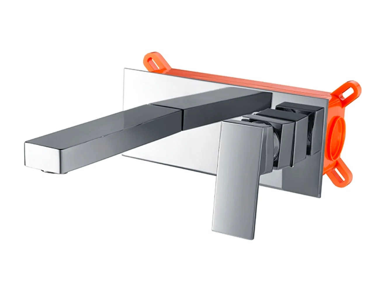 Mitigeur Lavabo Encastré Salle de Bain chromé – Anti-Calcaire – Design moderne - SUIZA IMEX