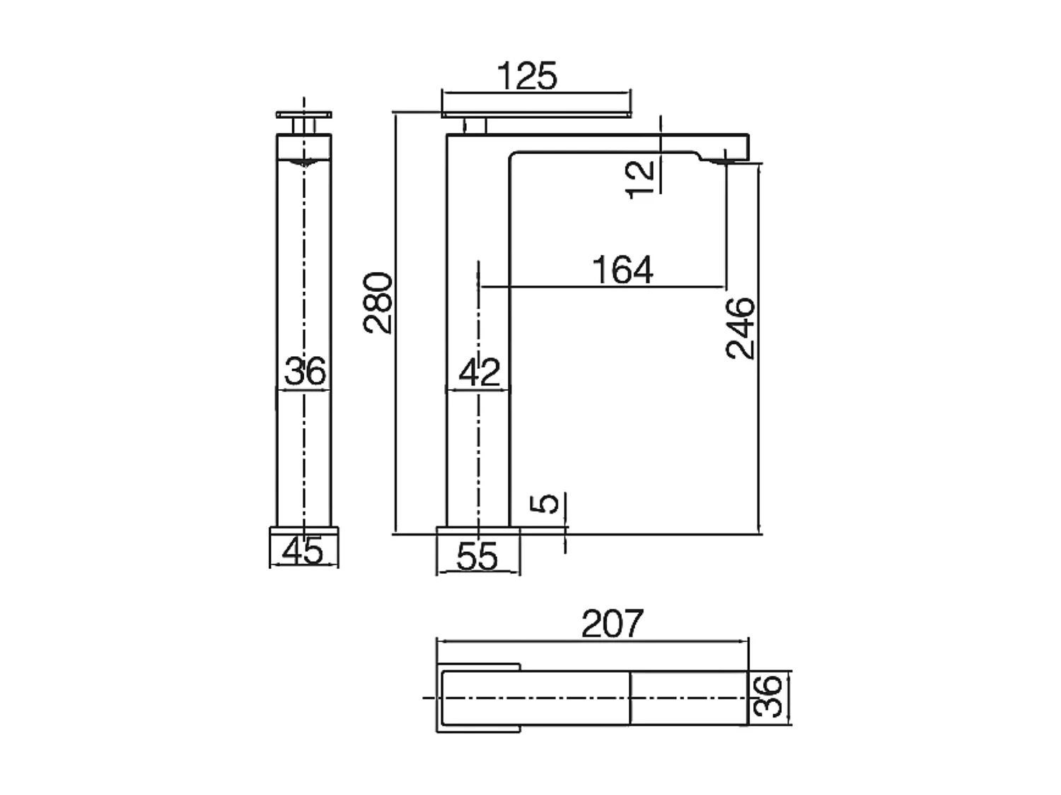 Mitigeur Lavabo Salle de Bain or rose cuivré – Bec Haut Anti-Calcaire – Design moderne - PISA IMEX