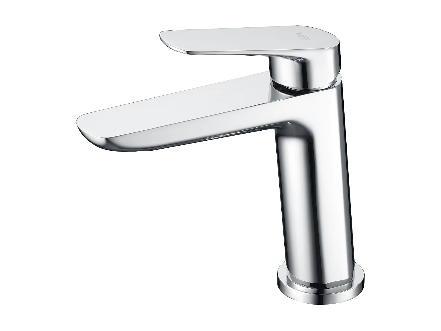 Mitigeur Lavabo Salle de Bain chromé – Bec Bas Anti-Calcaire – Design moderne - BELGICA IMEX