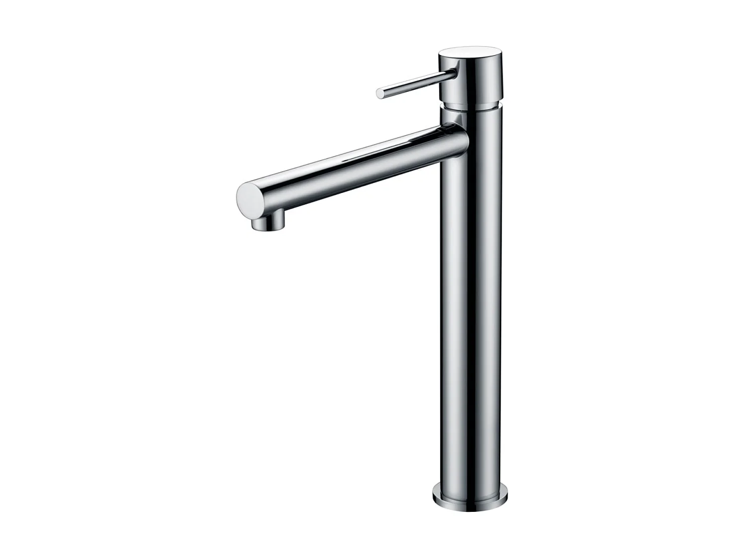 Mitigeur Lavabo Salle de Bain chromé – Bec Haut Anti-Calcaire – Design Moderne - MILOS STICK IMEX