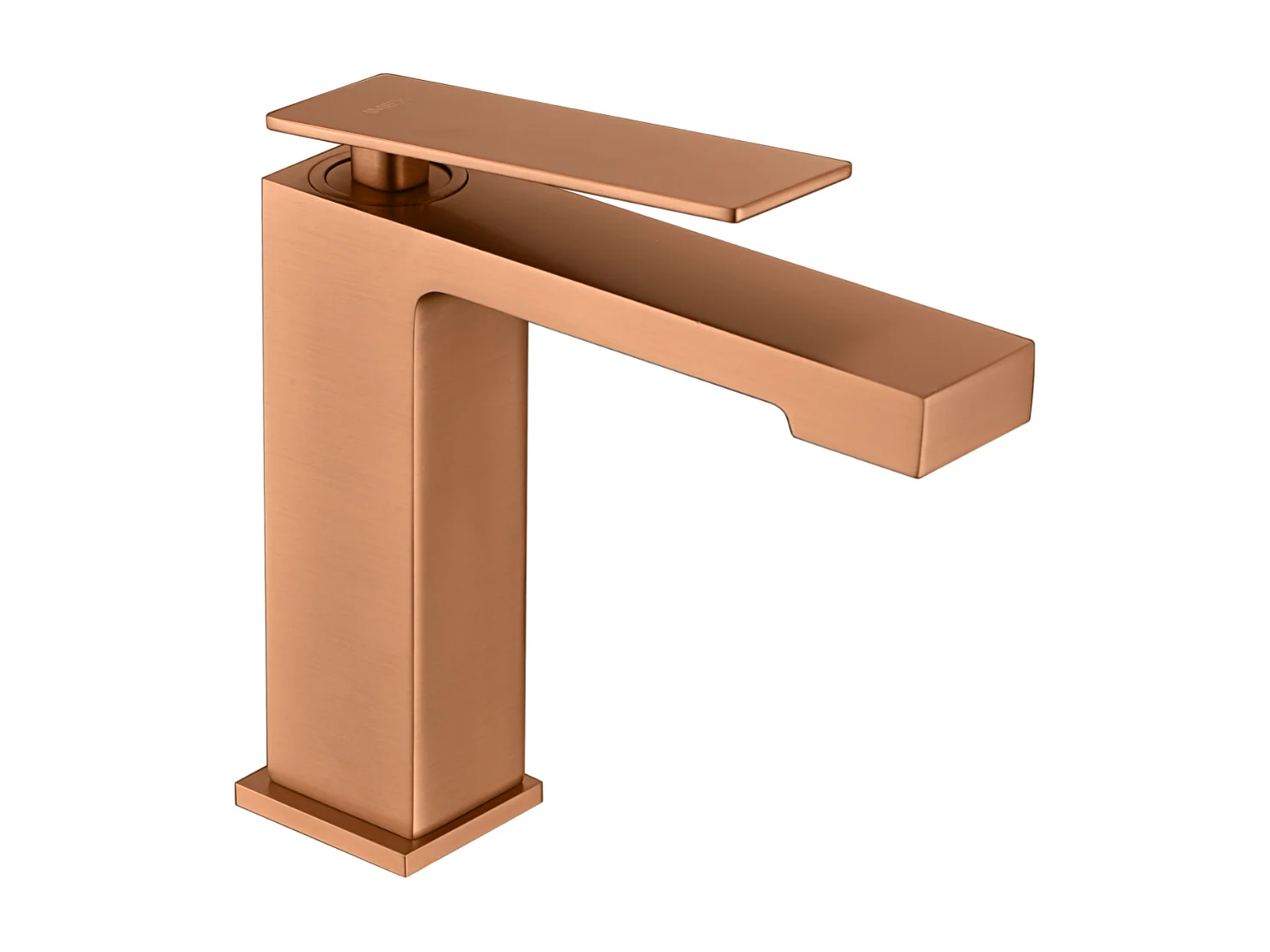Mitigeur Lavabo Salle de Bain or rose cuivré – Bec Bas Anti-Calcaire – Design moderne - PISA IMEX