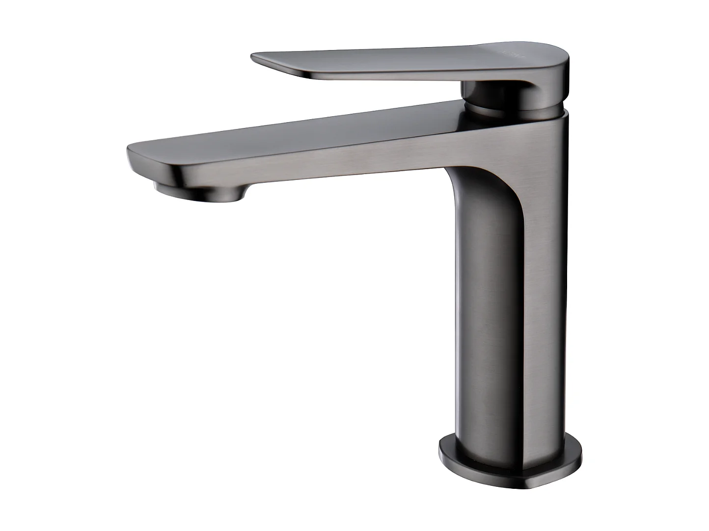 Mitigeur Lavabo Salle de Bain noir métal – Bec Bas Anti-Calcaire – Design Moderne - NAPOLES IMEX