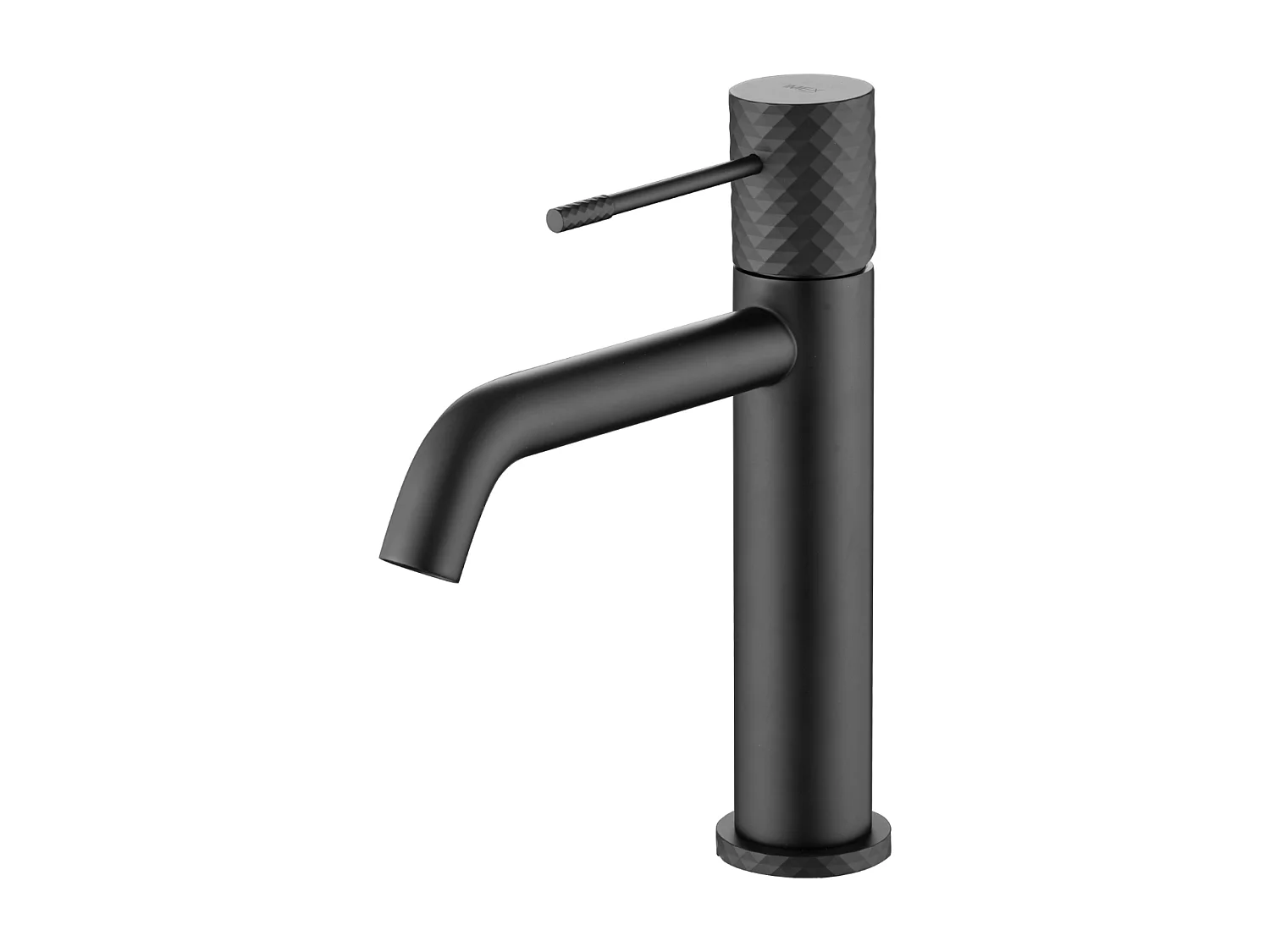 Mitigeur Lavabo Salle de Bain noir mat – Bec Bas Anti-Calcaire – Design Moderne - GENOVA IMEX