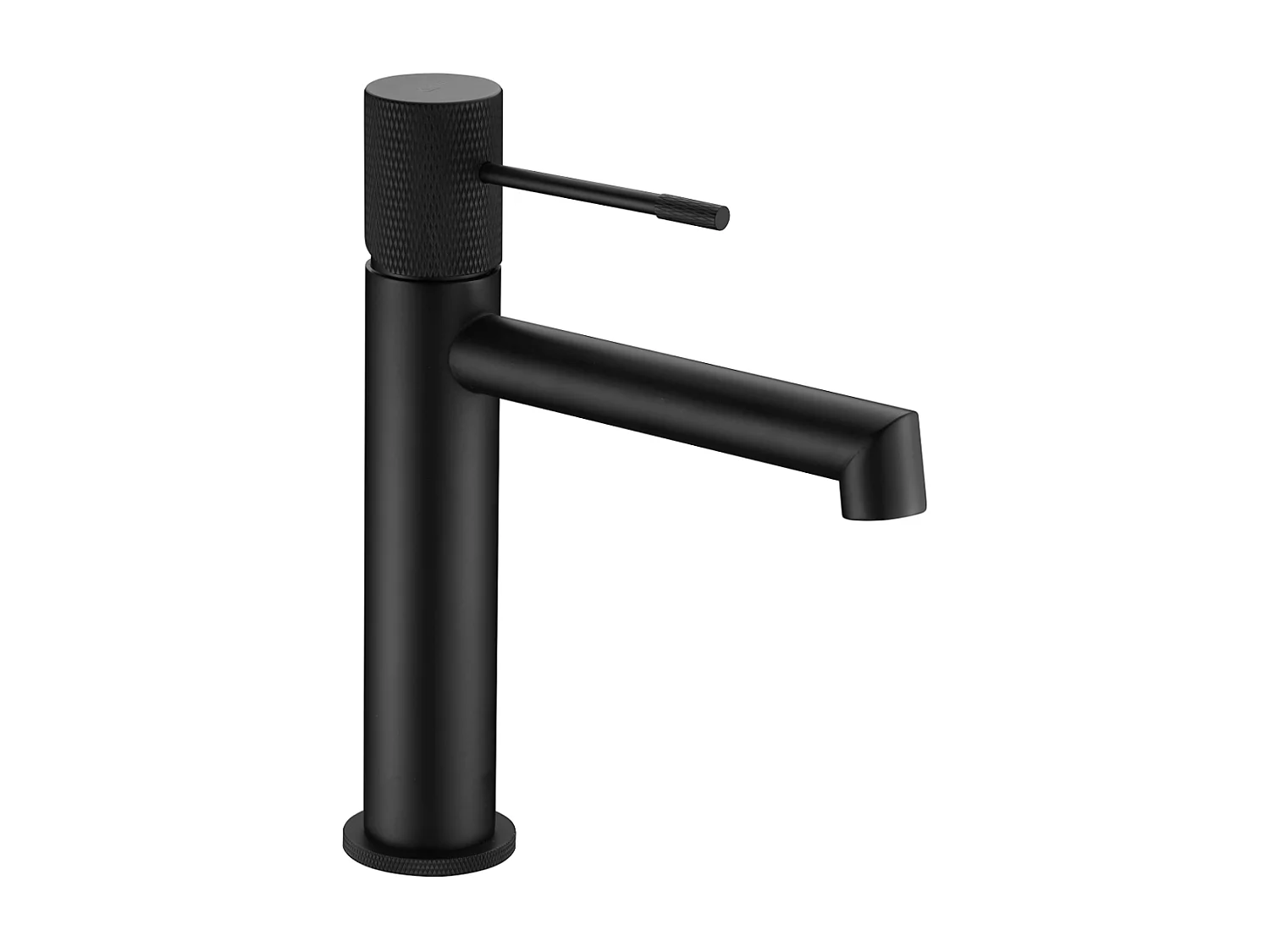 Mitigeur Lavabo Salle de Bain noir mat – Bec Bas Anti-Calcaire – Design moderne - LINE IMEX
