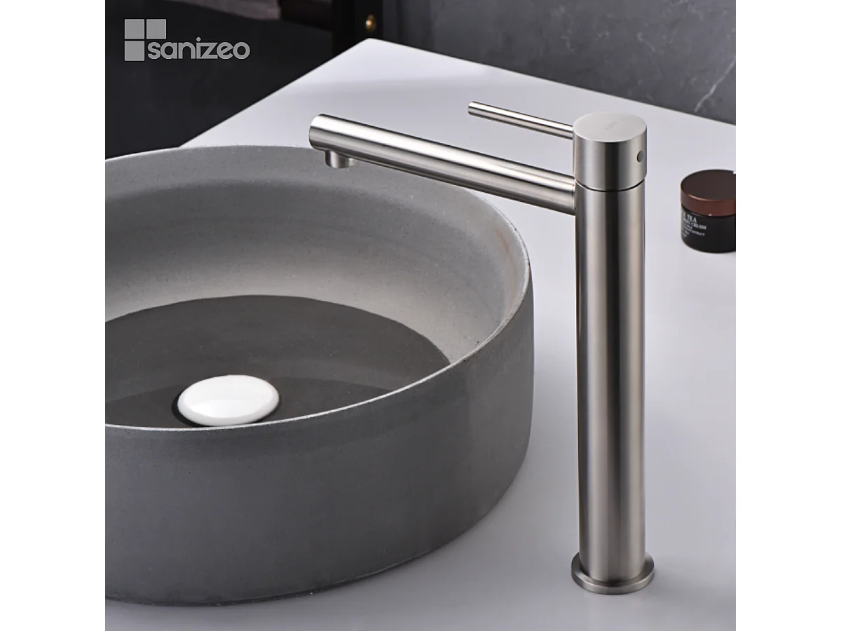 Robinet Mitgeur de Lavabo Bec Haut en Acier Inoxydable Intérieur / Extérieur IMEX MOSCU BDK034-3