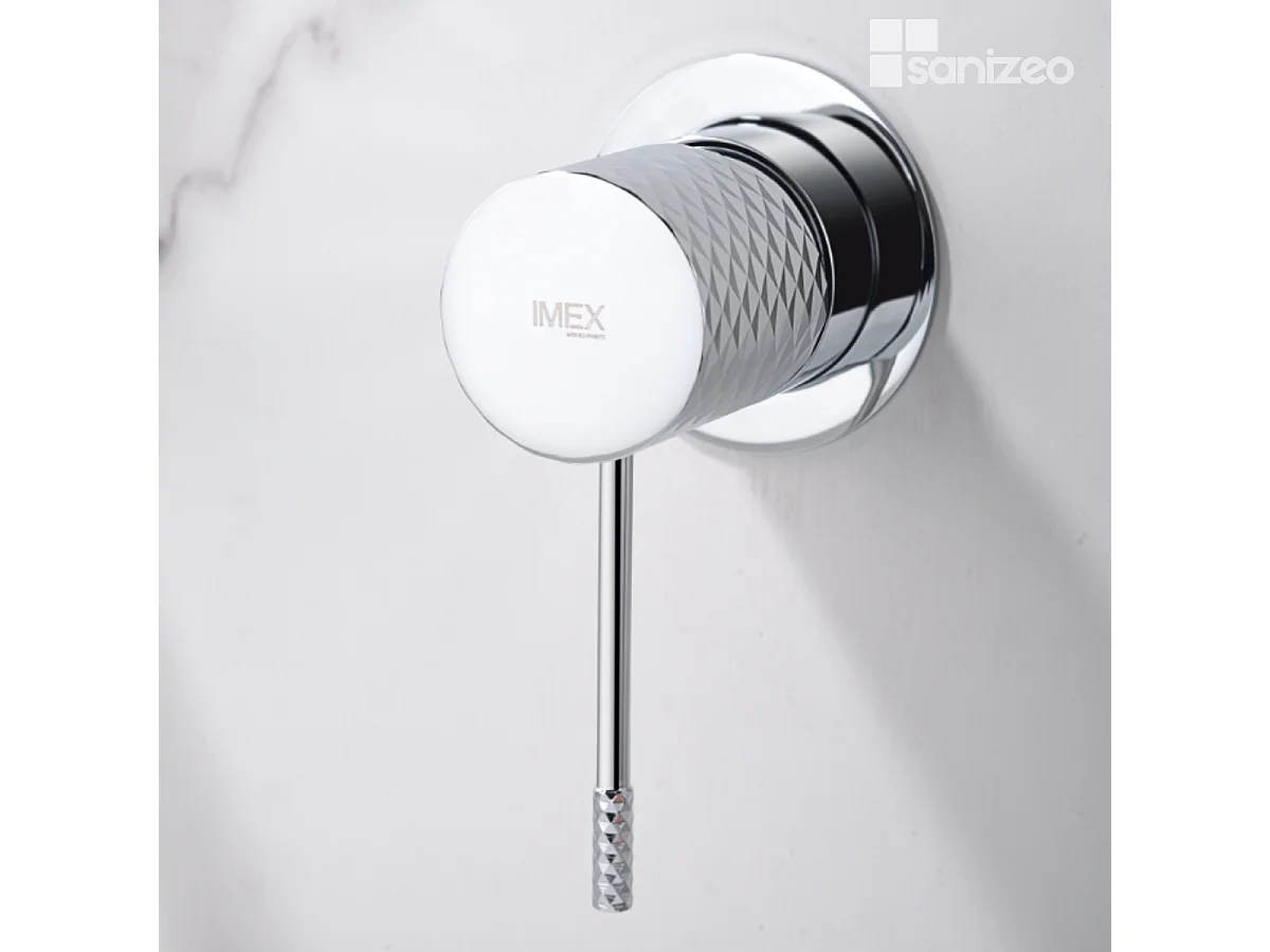 Mitigeur Lavabo Encastré Salle de Bain chromé – Anti-Calcaire – Design moderne - GENOVA IMEX