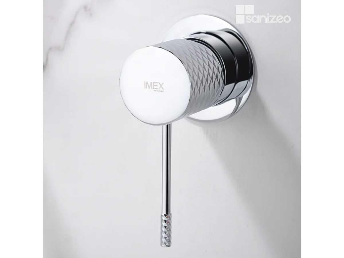 Mitigeur Lavabo Encastré Salle de Bain chromé – Anti-Calcaire – Design moderne - GENOVA IMEX