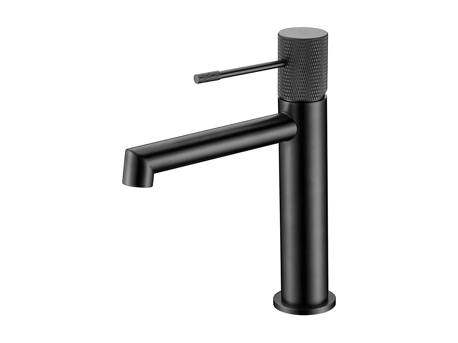 Mitigeur Lavabo Salle de Bain noir métal – Bec Bas Anti-Calcaire – Design moderne - LINE IMEX