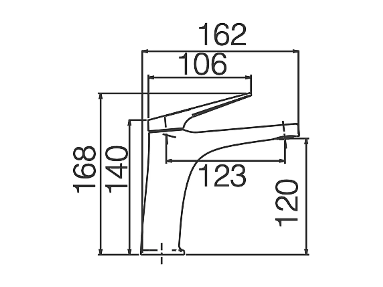 Mitigeur Lavabo Salle de Bain or rose cuivré – Bec Bas Anti-Calcaire – Design Moderne - DELOS IMEX