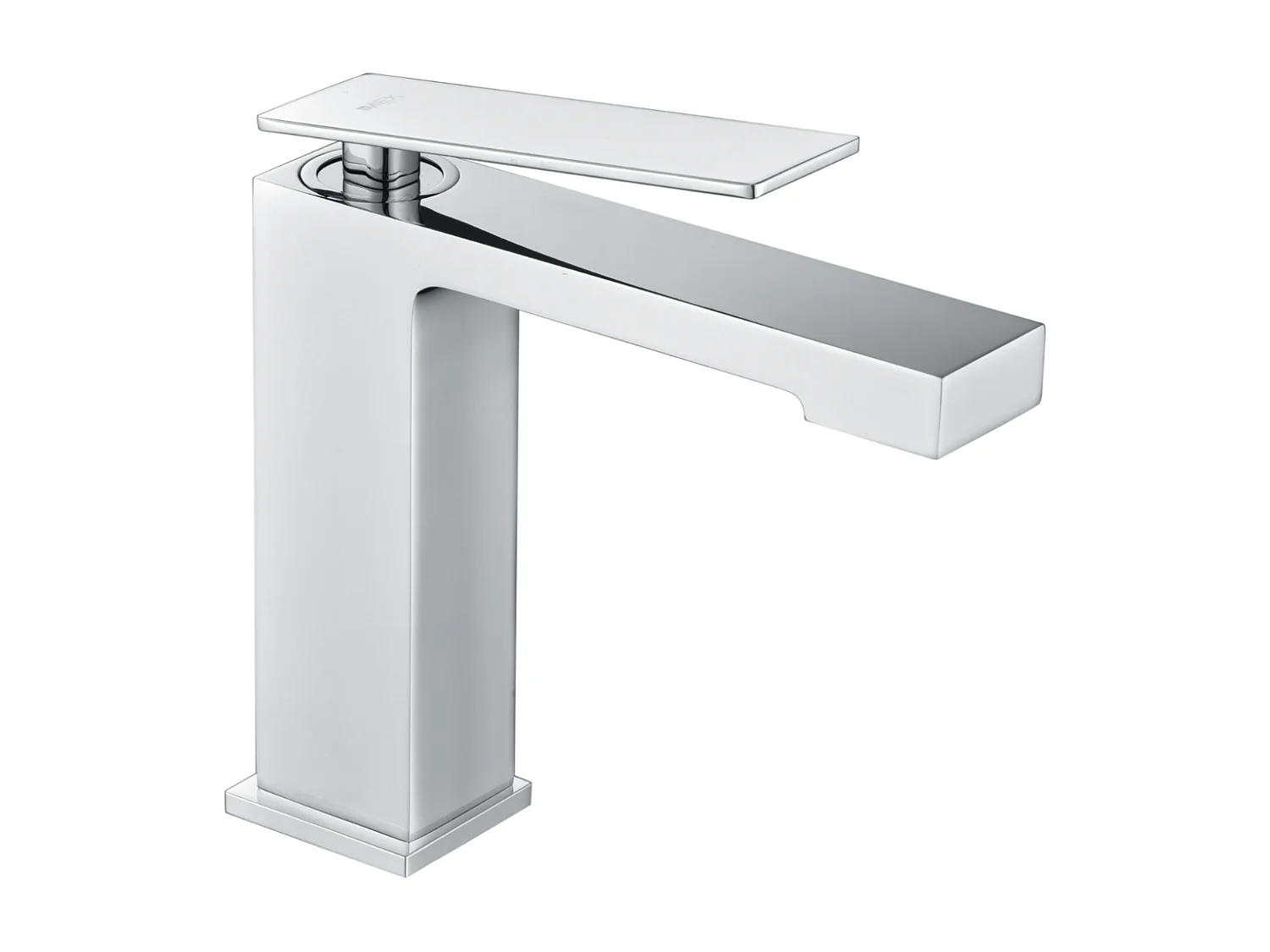 Mitigeur Lavabo Salle de Bain chromé – Bec Bas Anti-Calcaire – Design moderne - PISA IMEX