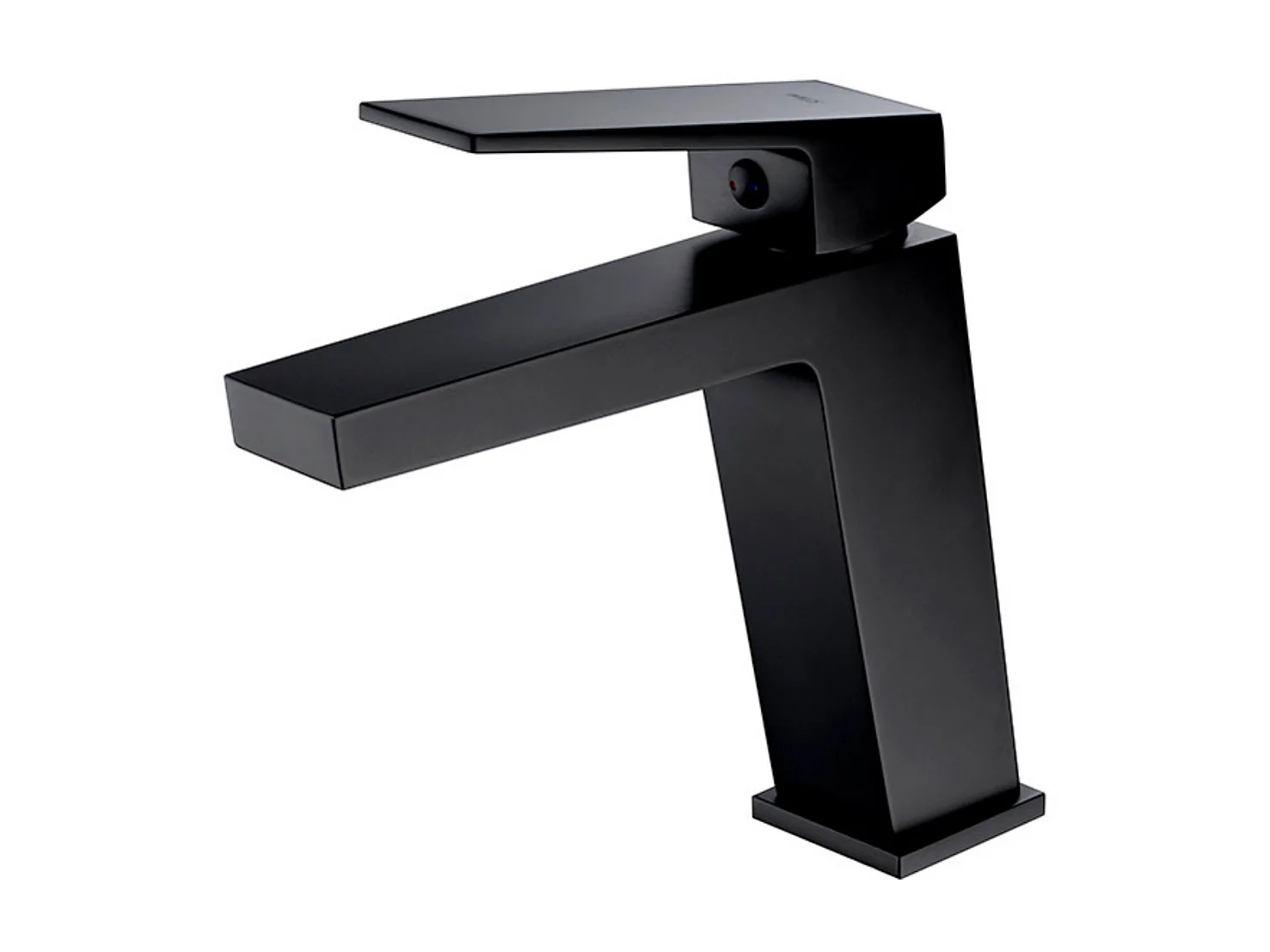 Mitigeur Lavabo Salle de Bain noir mat – Bec Bas Anti-Calcaire – Design moderne - ART IMEX