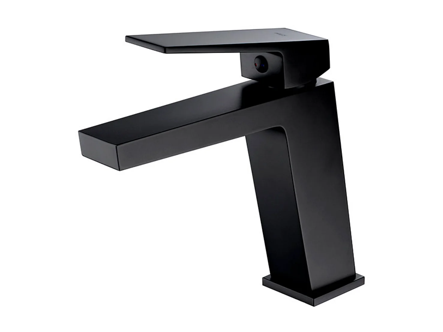 Mitigeur Lavabo Salle de Bain noir mat – Bec Bas Anti-Calcaire – Design moderne - ART IMEX