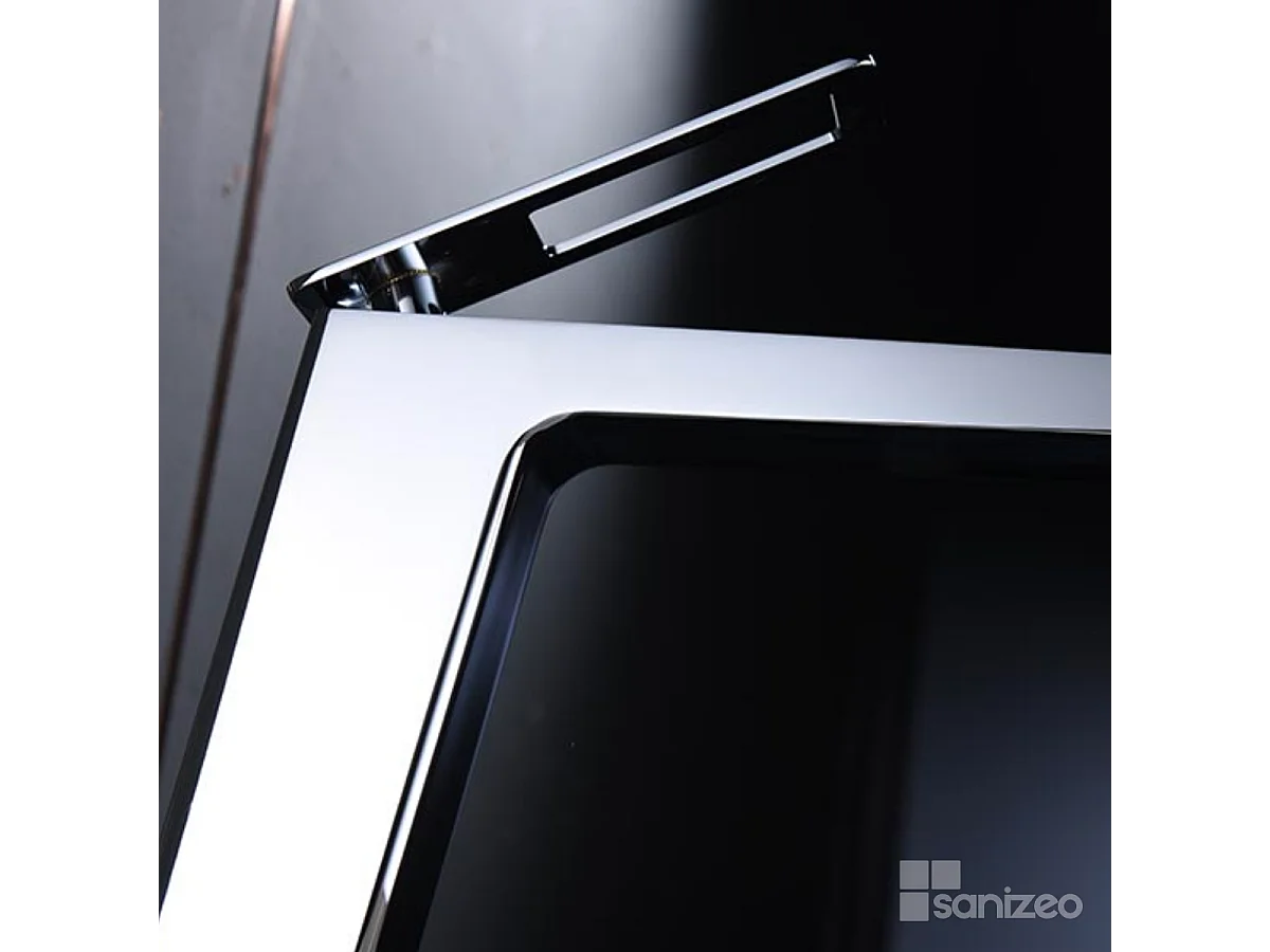 Mitigeur Lavabo Salle de Bain chromé – Bec Bas Anti-Calcaire – Design moderne - SUECIA IMEX