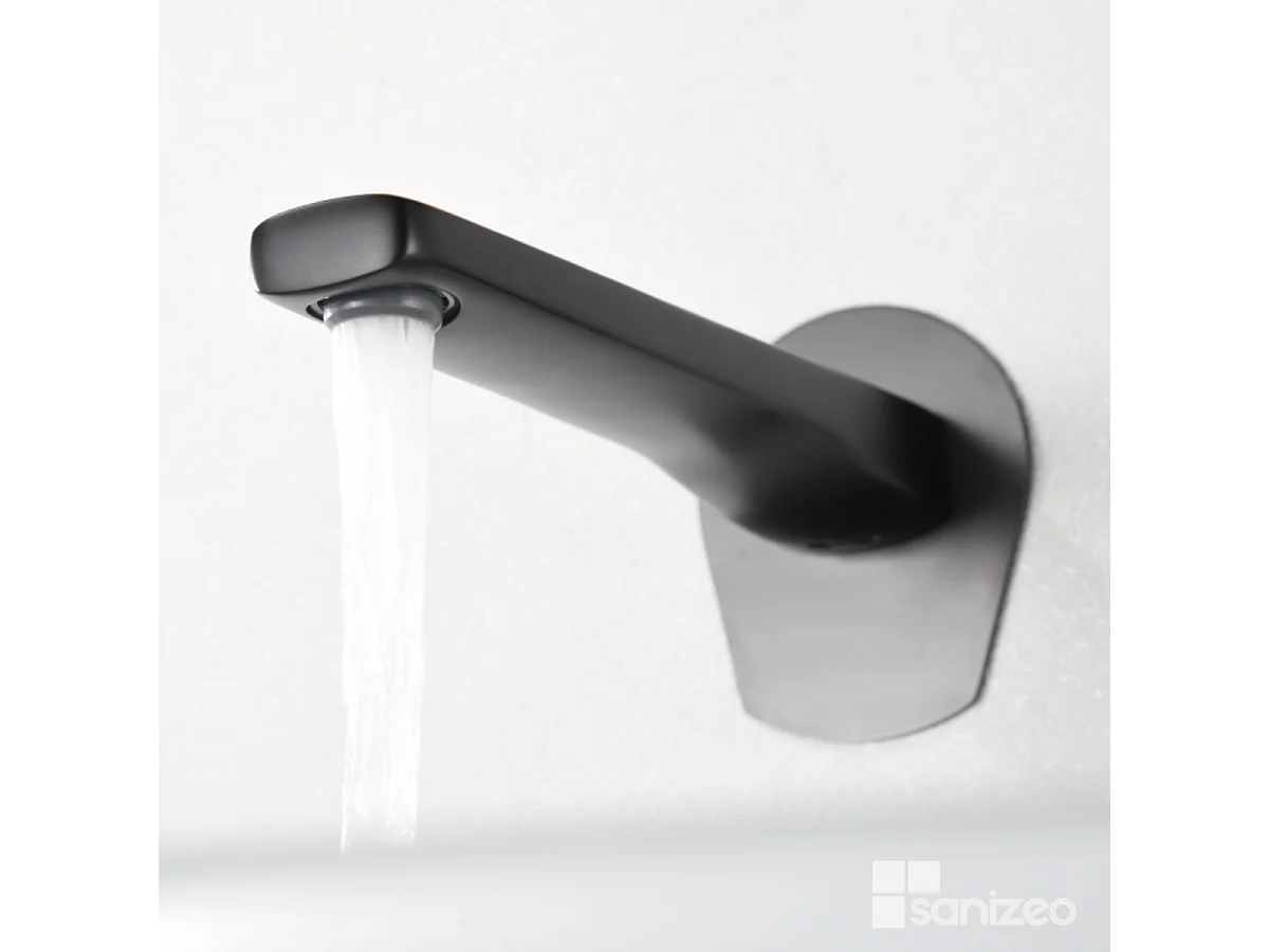 Mitigeur Lavabo Encastré Salle de Bain noir mat – Anti-Calcaire – Design moderne - DELOS IMEX