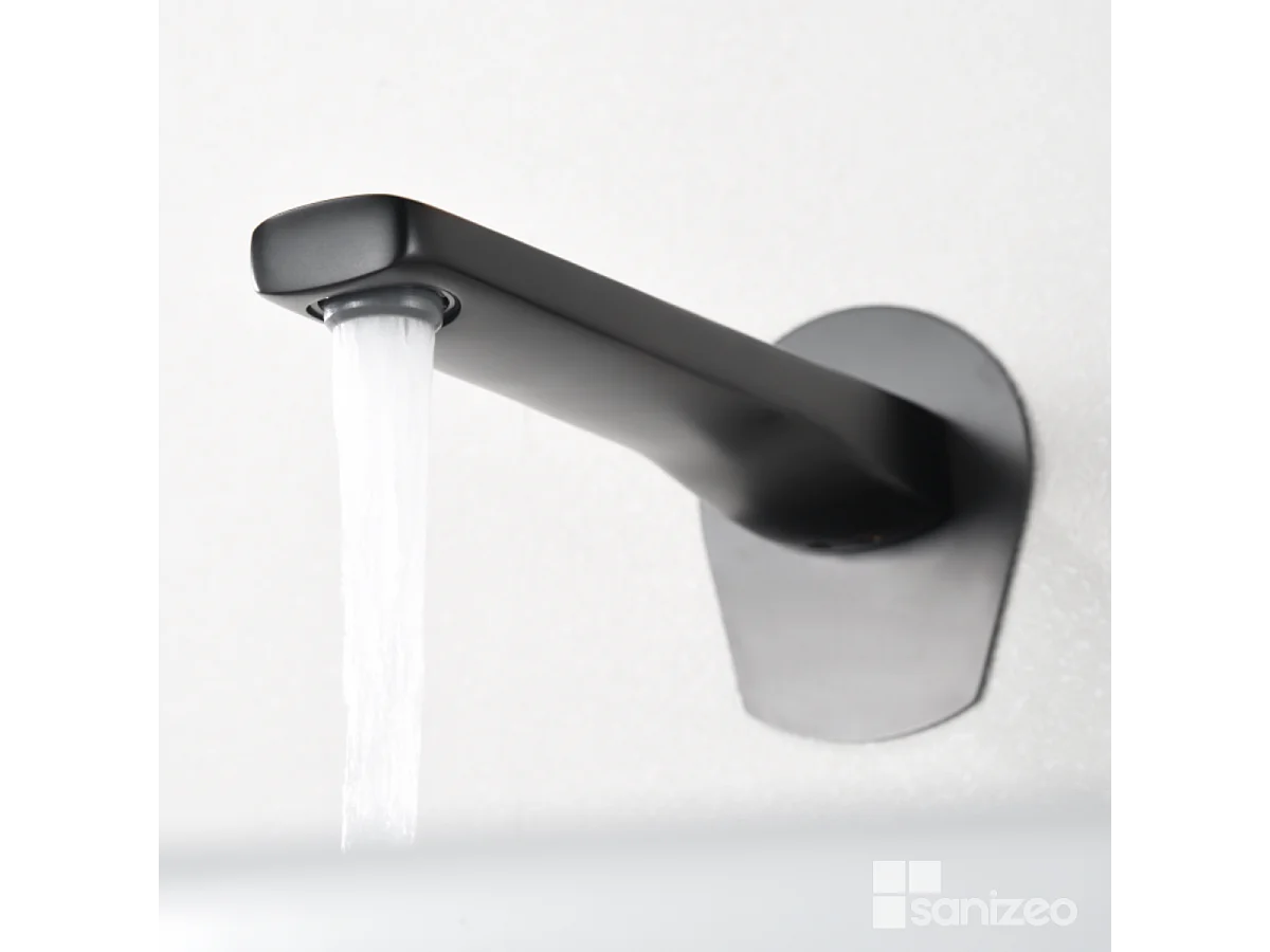 Mitigeur Lavabo Encastré Salle de Bain noir mat – Anti-Calcaire – Design moderne - DELOS IMEX