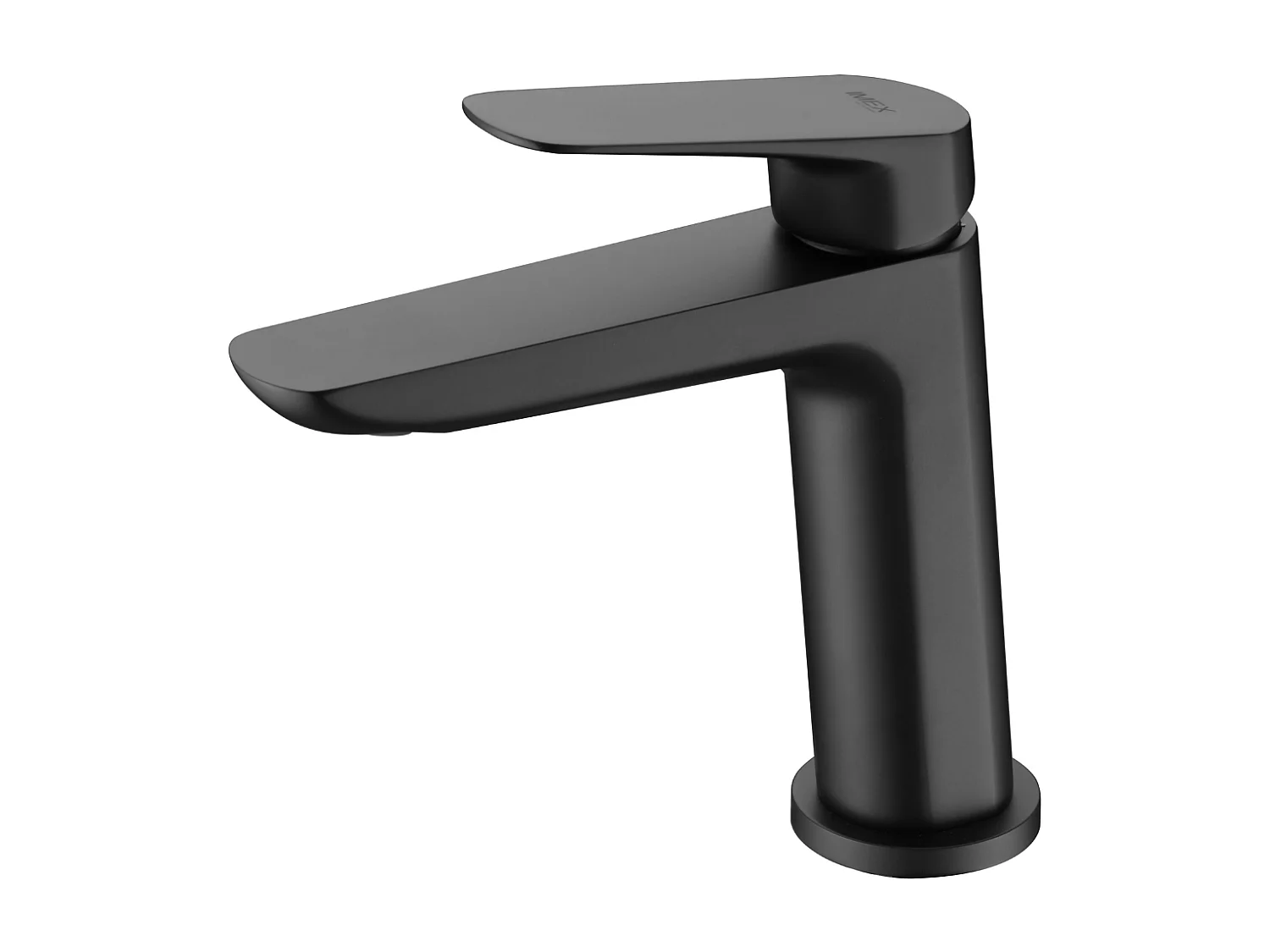 Mitigeur Lavabo Salle de Bain noir mat – Bec Bas Anti-Calcaire – Design moderne - BELGICA IMEX