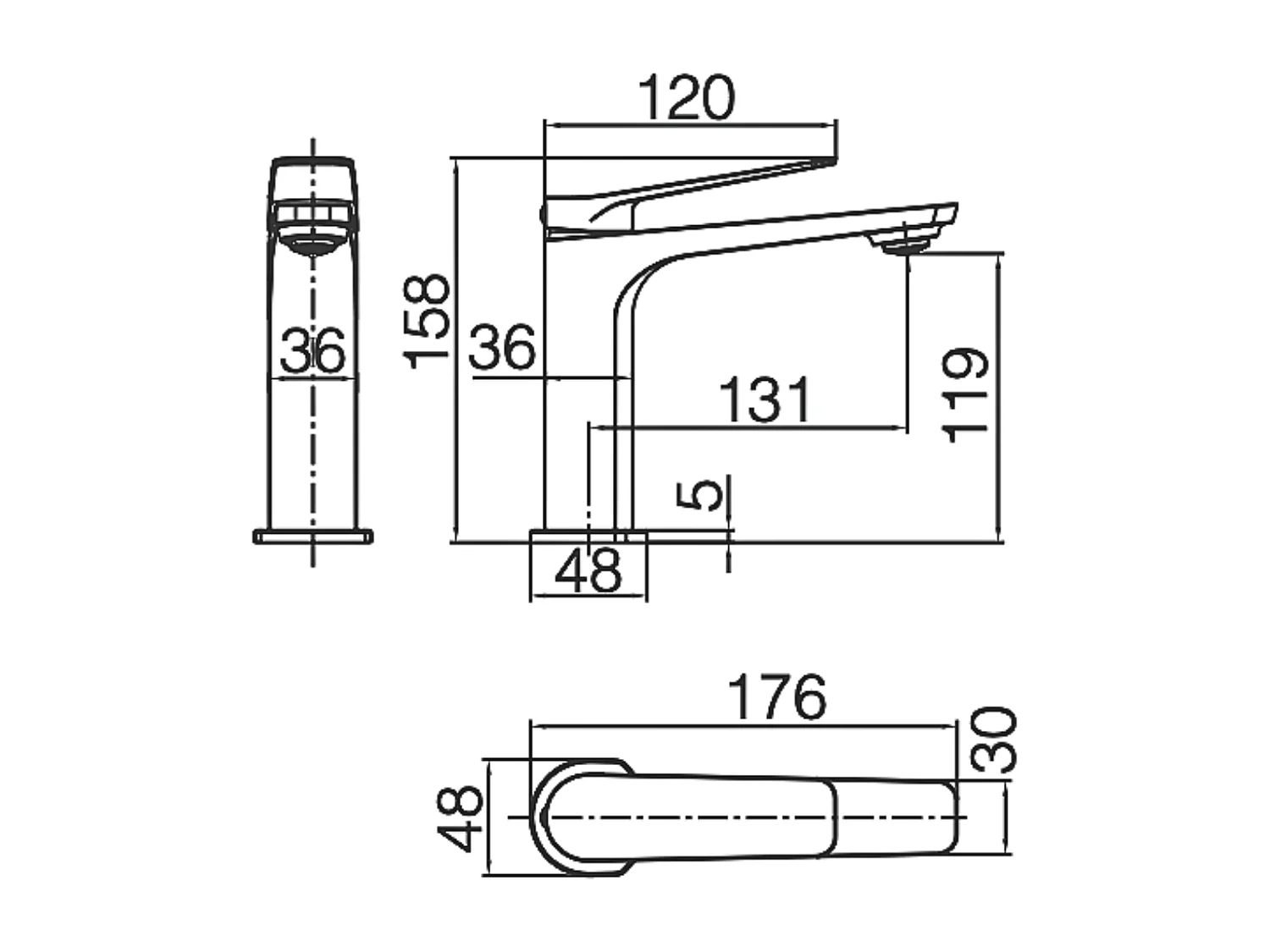Mitigeur Lavabo Salle de Bain or rose cuvré – Bec Bas Anti-Calcaire – Design Moderne - NAPOLES IMEX