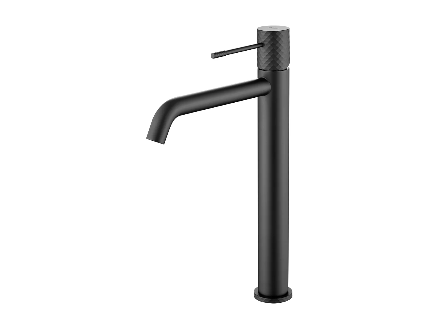 Mitigeur Lavabo Salle de Bain noir mat – Bec Haut Anti-Calcaire – Design Moderne - GENOVA IMEX