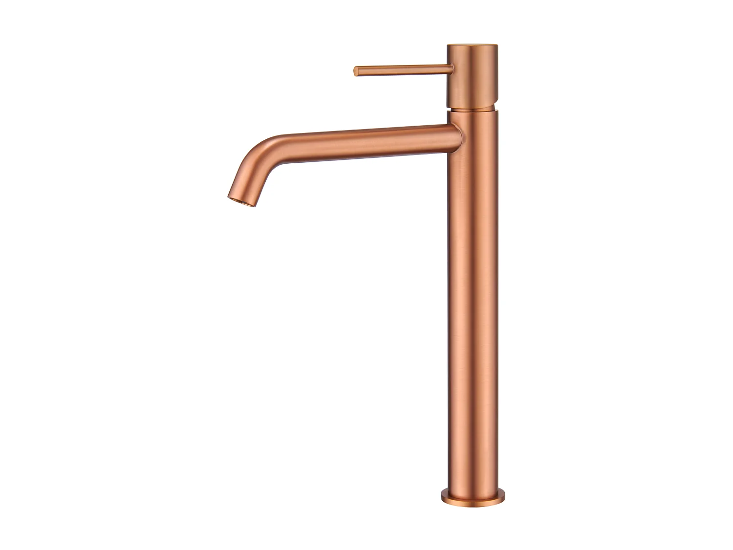 Waschtischarmatur Hoher Auslauf Anti-Kalk Kupfer Roségold - IMEX MONZA BDM039-3ORC