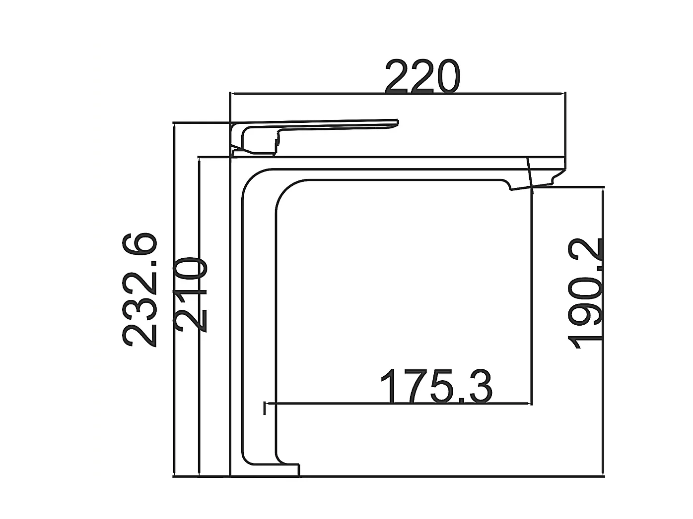 Mitigeur Lavabo Salle de Bain blanc mat – Bec Haut Anti-Calcaire – Design Moderne - FIYI IMEX