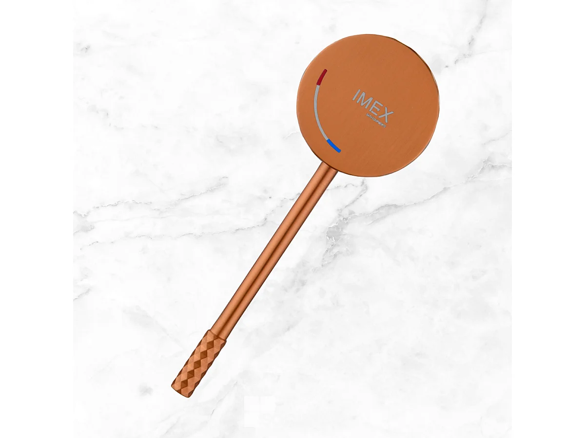 Mitigeur Lavabo Salle de Bain or rose cuivré – Bec Bas Anti-Calcaire – Design Moderne - GENOVA IMEX