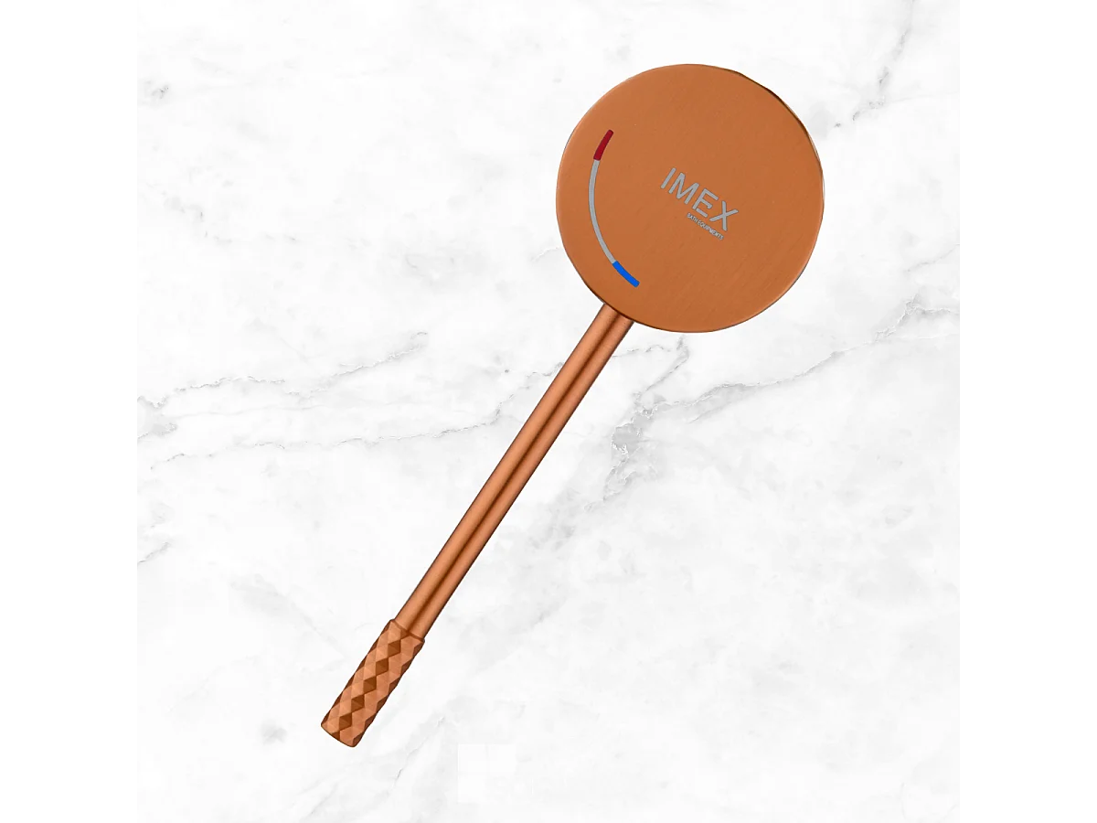 Mitigeur Lavabo Salle de Bain or rose cuivré – Bec Bas Anti-Calcaire – Design Moderne - GENOVA IMEX