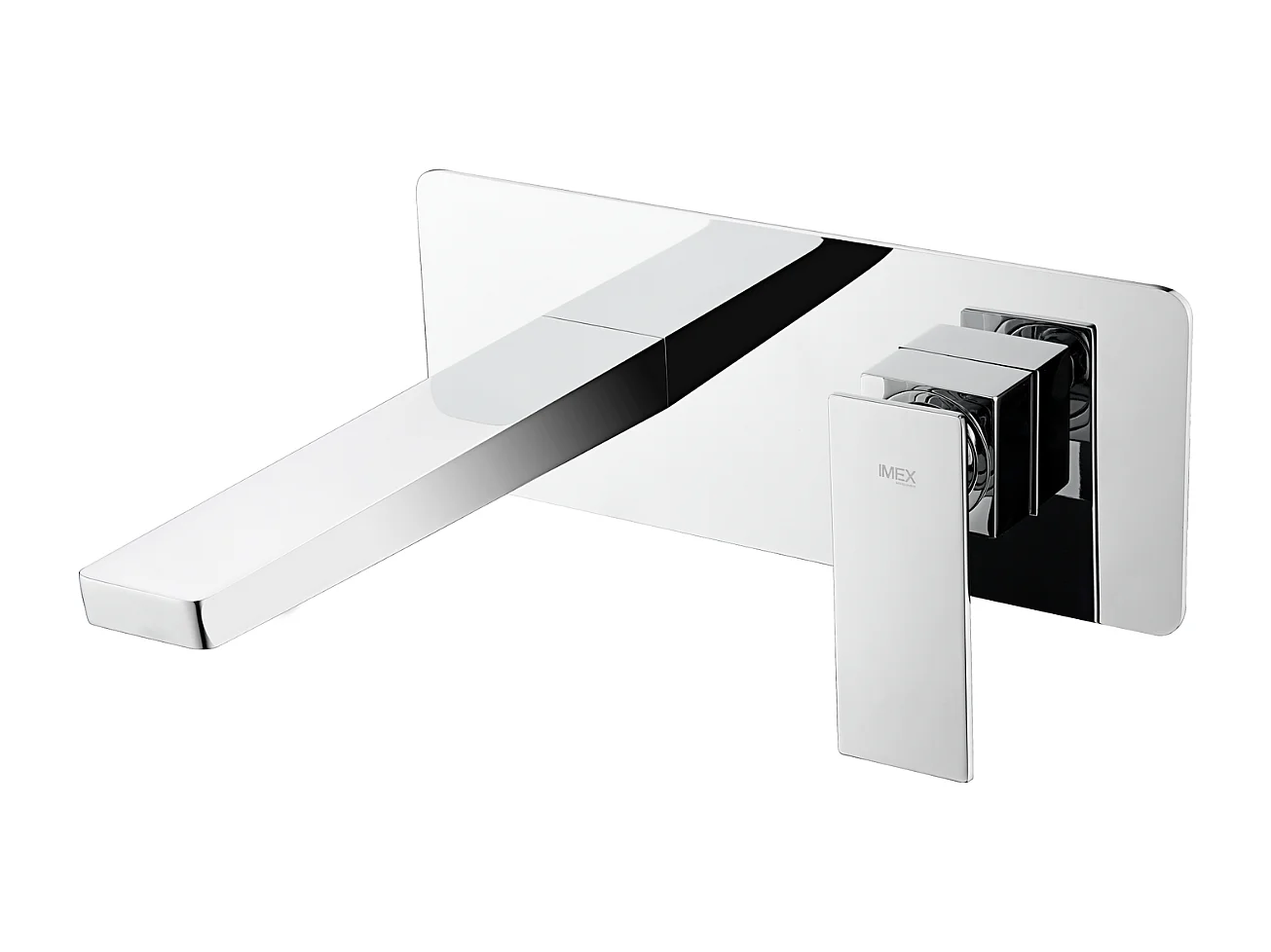 Mitigeur Lavabo Encastré Salle de Bain chromé – Anti-Calcaire – Design moderne - PISA IMEX