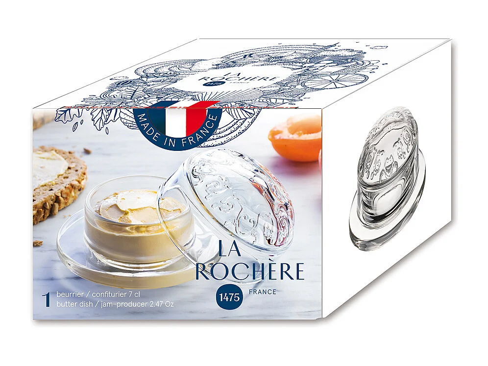 Beurrier Versailles 6,5x9,5 cm