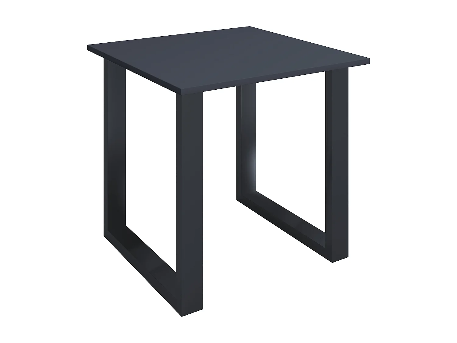 Desk Lona Black / Anthracite H. 76 x W. 80 x D. 80 cm