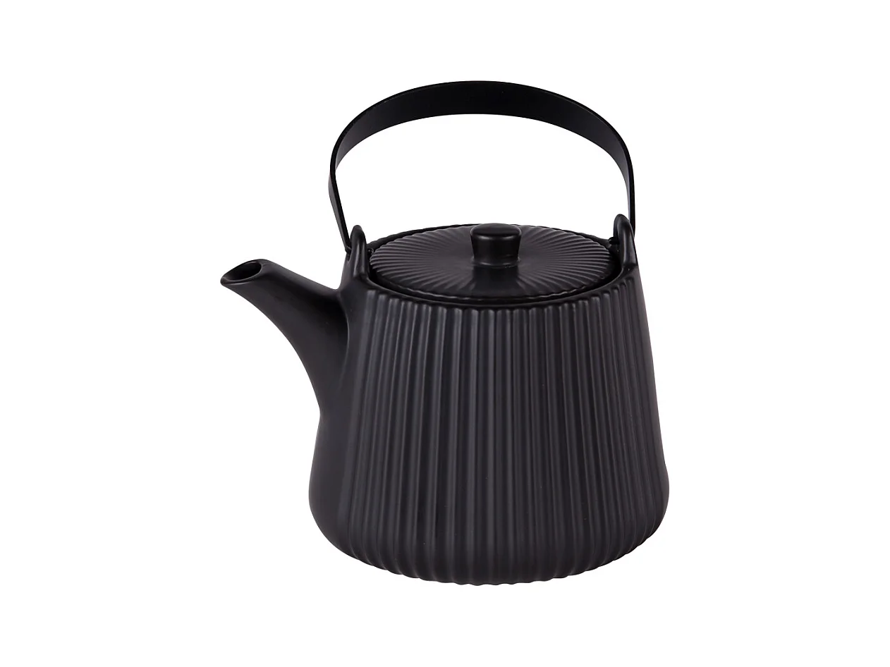 Théière Tiao 1L noir avec filtre