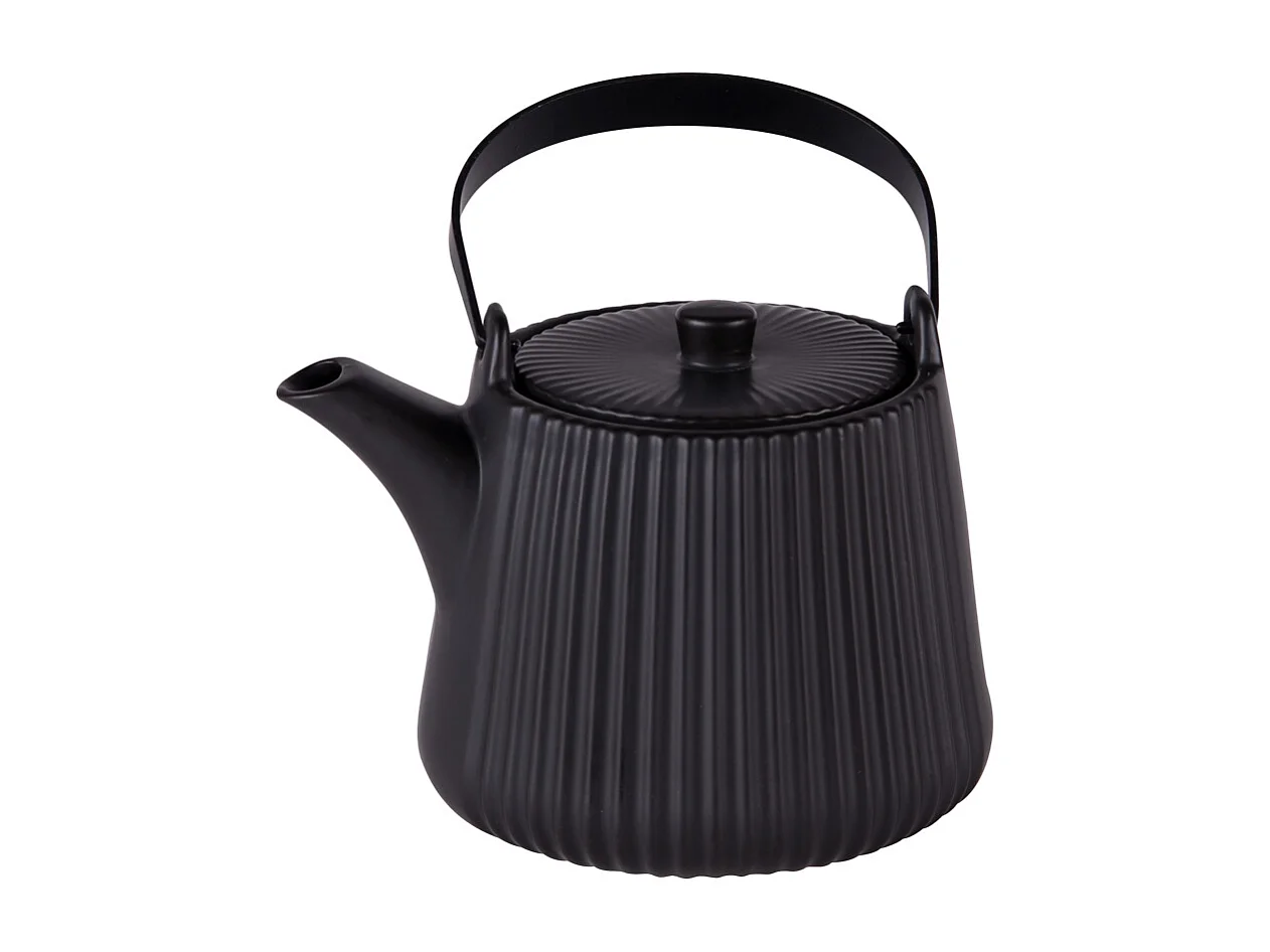 Théière Tiao 1L noir avec filtre