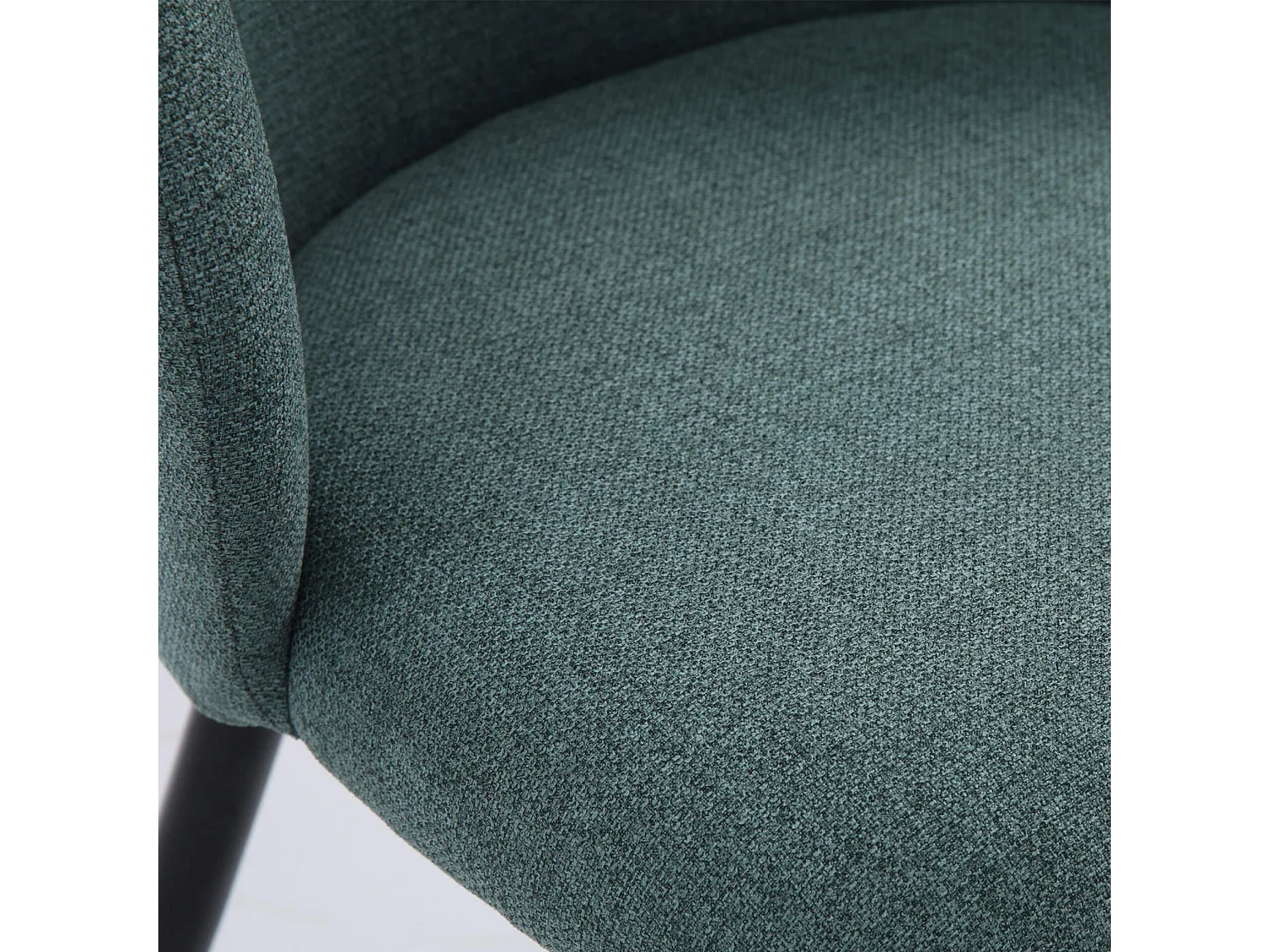 Sedie Festuca 81x54x56 Tessuto Polilino Metallo Verde Acqua Nero Moderno SET 2 pezzi Parzialmente Montato