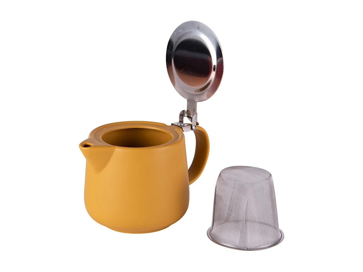 Théière avec filtre Uno 0.9L jaune