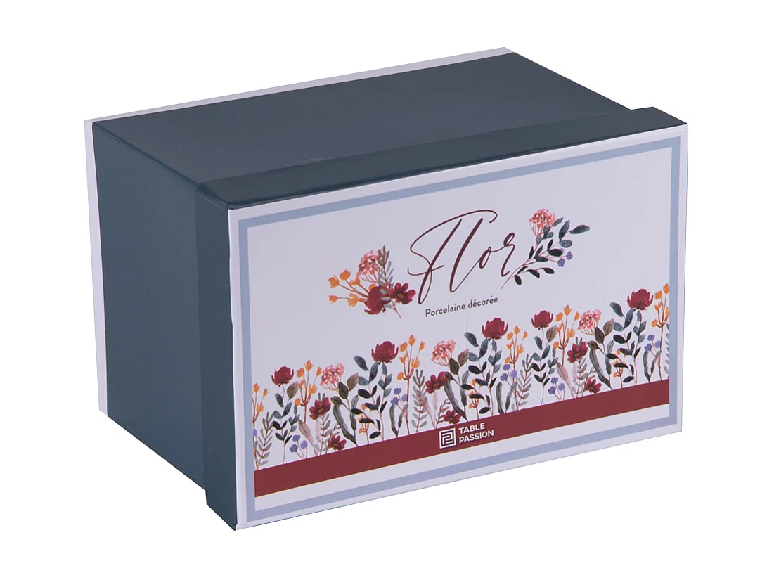 Coffret théière et filtre Flor 0.7 l