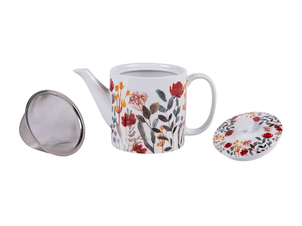 Coffret théière et filtre Flor 0.7 l