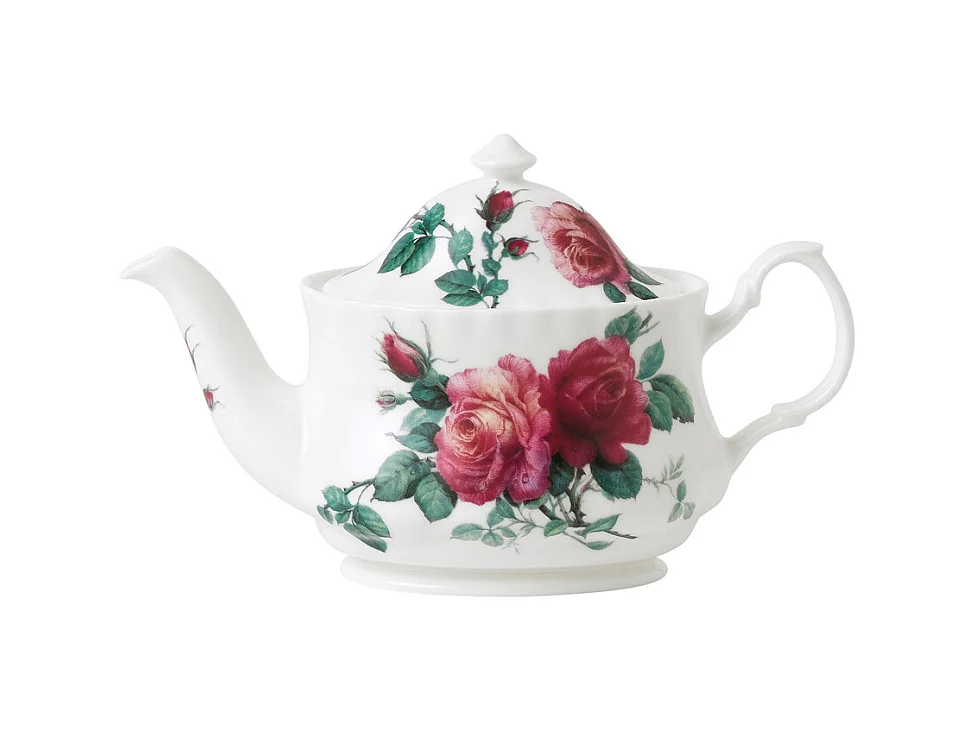 Théière ovale Roses 60 cl