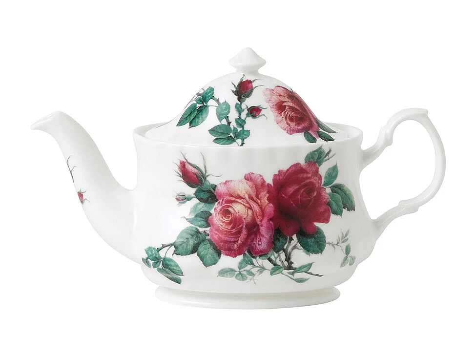 Théière ovale Roses 60 cl