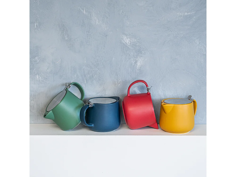 Théière avec filtre Uno 0.9L bleu