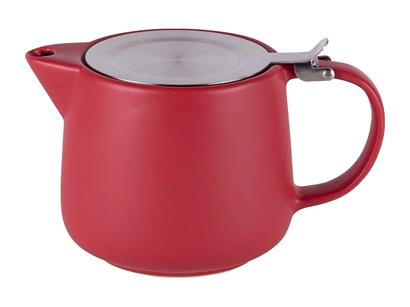 Théière avec filtre Uno 0.9 L rouge