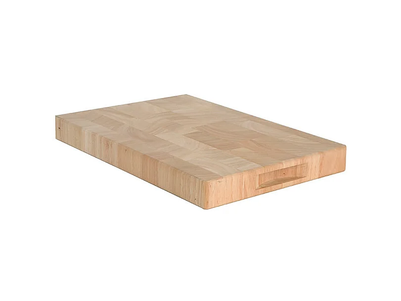 Planche à découper épaisse 38x26 cm en hévéa