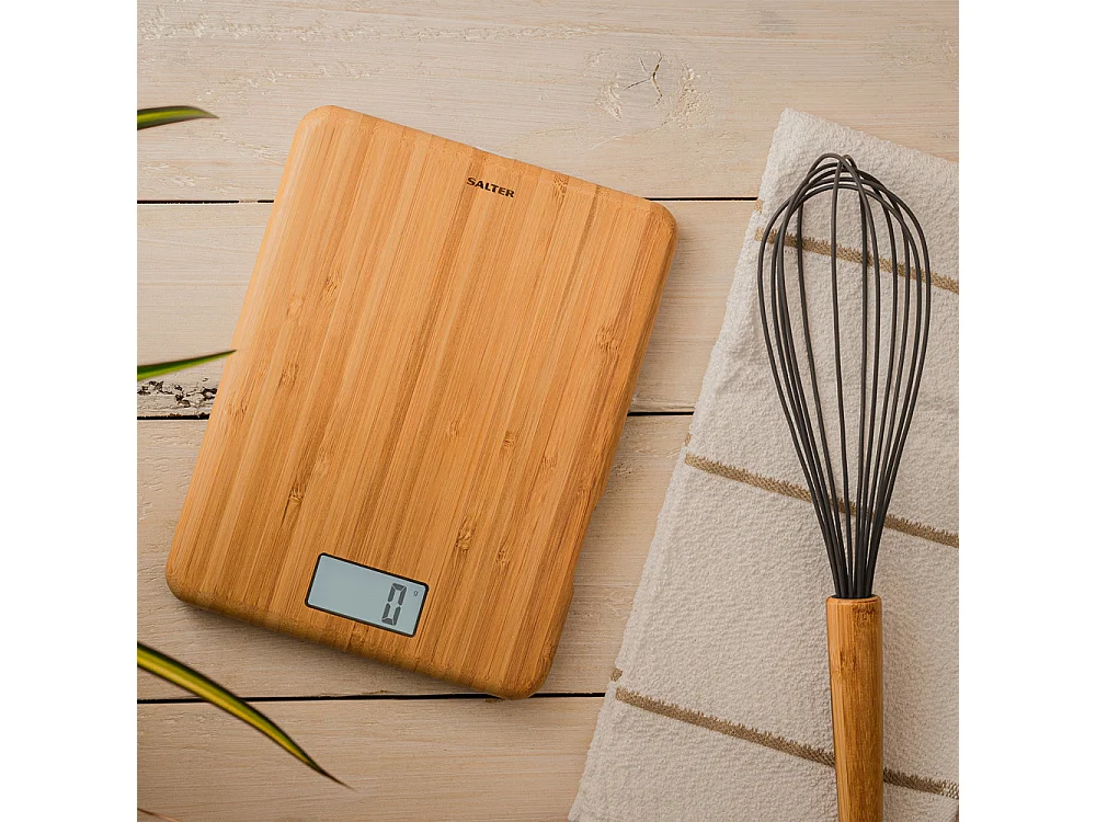 Balance électronique de cuisine en bambou 5Kg/1g