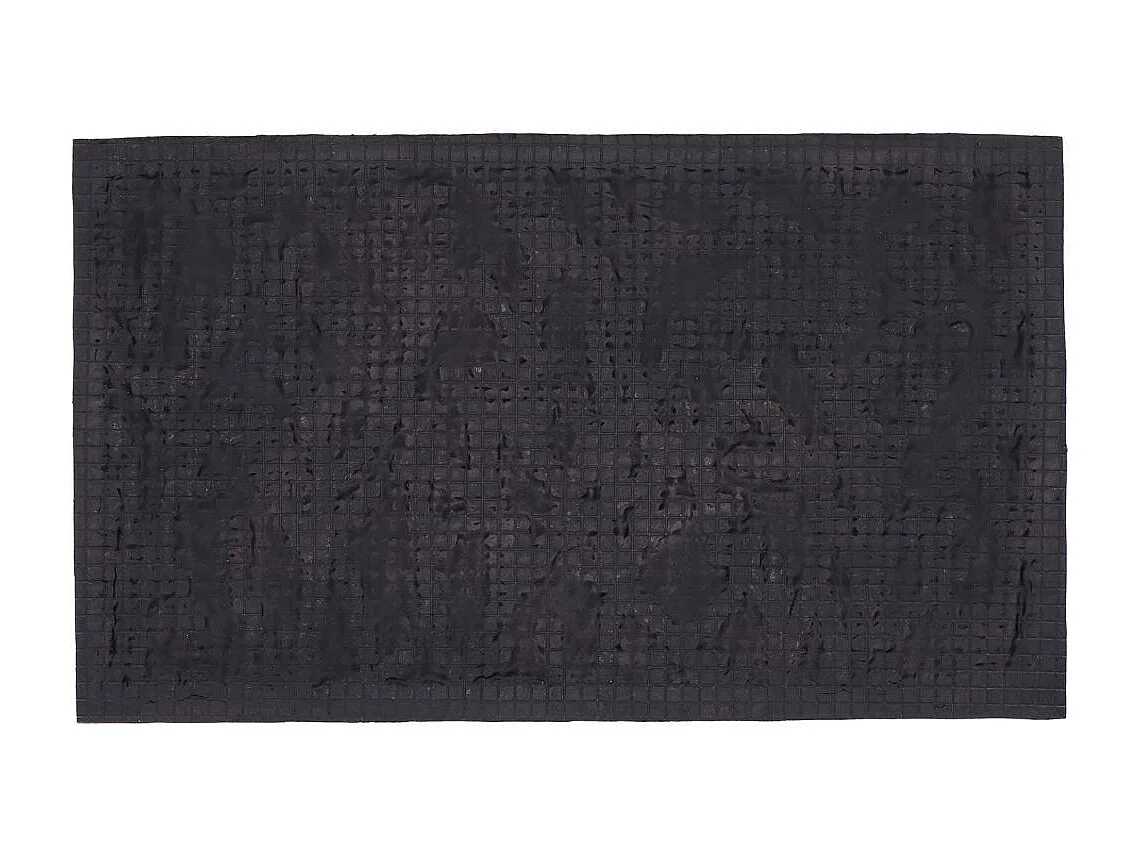 Paillasson en fibres de coco et caoutchouc avec motifs 75 x 45 cm Oiseau