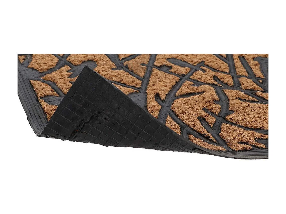 Paillasson en fibres de coco et caoutchouc avec motifs 75 x 45 cm Oiseau