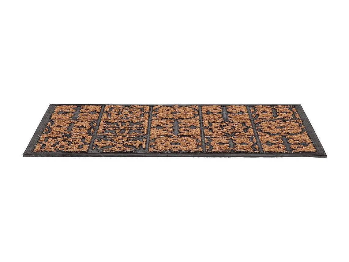 Paillasson en fibres de coco et caoutchouc avec motifs 75 x 45 cm Mosaique