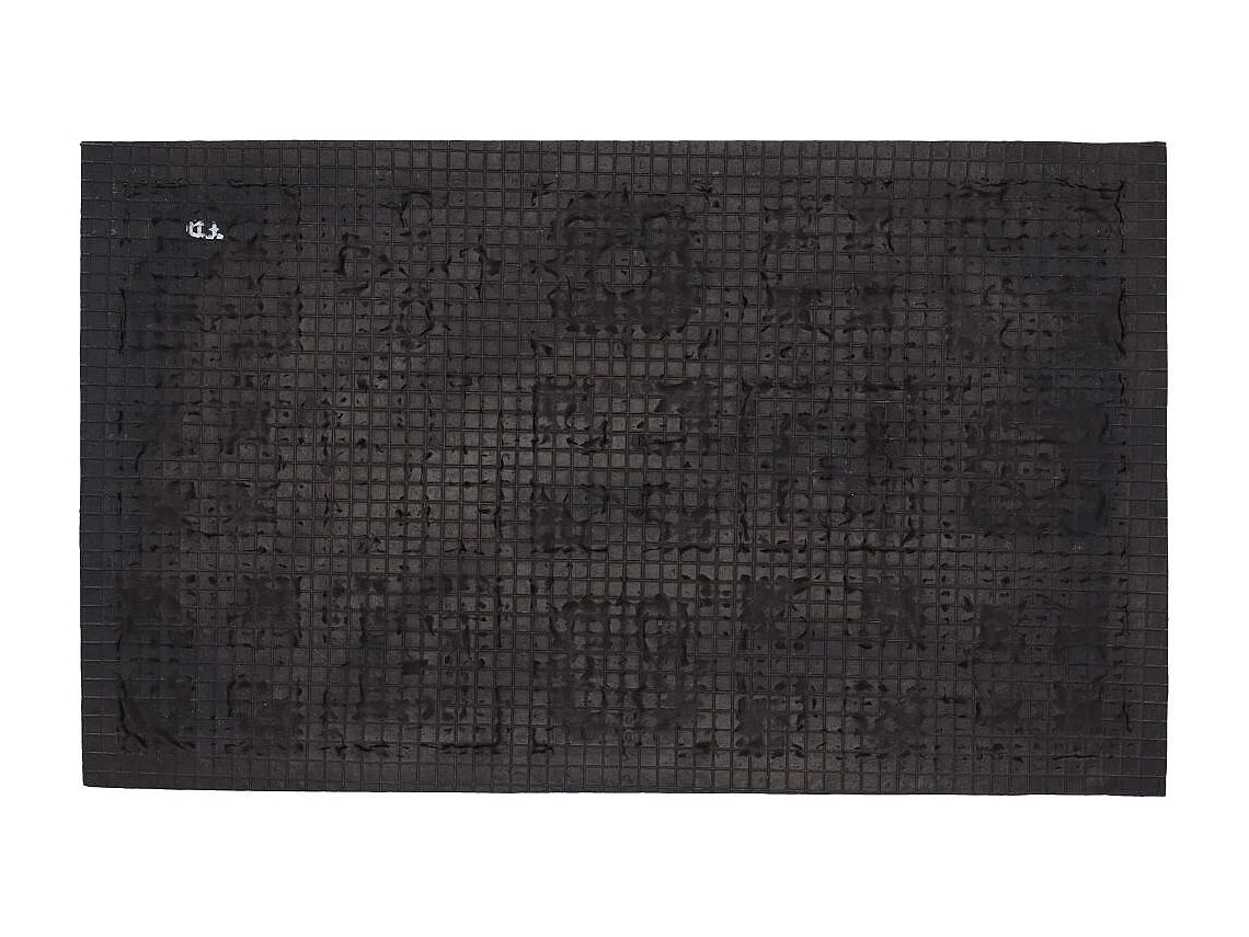 Paillasson en fibres de coco et caoutchouc avec motifs 75 x 45 cm Mosaique