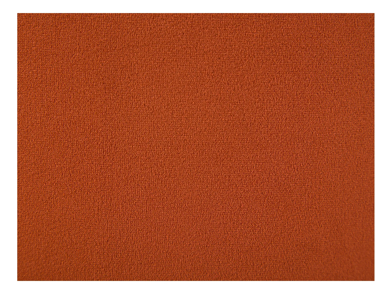 Stuhl 2er-Set - Samt & schwarzes Metall - Terracotta - ELEANA