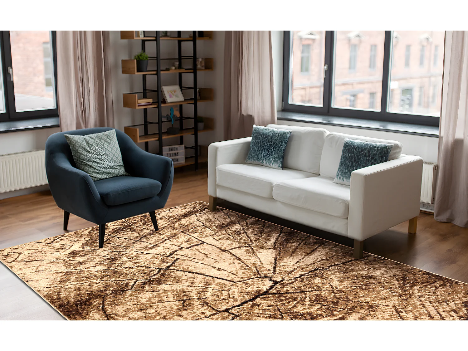 BCF Rug Morad PIEŃ Arbre Bois - beige 120x170 cm